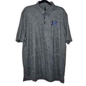 Adidas Prime Green Camo Grey Polo Golf Shirt size 2XL